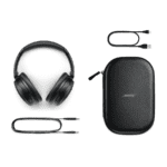 Bose - QuietComfort Wireless Noise Cancelling Over-the-Ear Bluetooth Headphones - Black - Image 5