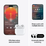 Apple - AirPods 4 with Active Noise Cancellation - White - Image 9