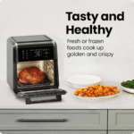 Chefman - 6-in-1 Multifunctional Air Fryer Oven w/ 12 Qt Capacity, Digital Touchscreen - Black - Image 2