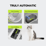 Furbulous - True Odor-Free Self Cleaning & Packing Litter Box, Automatic Cat Litter Box with Self-Pack, Refill System, APP Control - White - Image 7