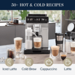 De'Longhi - Eletta Explore Fully Automatic Espresso Machine with Cold Brew - Silver - Image 9