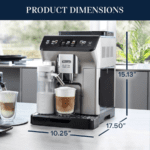 De'Longhi - Eletta Explore Fully Automatic Espresso Machine with Cold Brew - Silver - Image 4