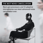 Sony - WH-1000XM6- Best Wireless Noise Cancelling Headphones - Black - Image 2
