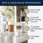 De'Longhi - Eletta Explore Fully Automatic Espresso Machine with Cold Brew - Silver - Image 5