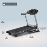 NordicTrack - T 6.5 S; Treadmill for Running and Walking with 5” Display and SpaceSaver Design - Black - Image 6
