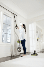 BISSELL - CleanView Allergen Lift-Off Pet Vacuum - Black/ Electric Green - Image 4