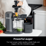 Ninja - NeverClog Cold Press Juicer - Charcoal - Image 3