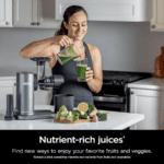 Ninja - NeverClog Cold Press Juicer - Charcoal - Image 5