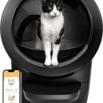 Litter-Robot 4 with Step & Fence by Whisker,  Automatic, Self-Cleaning Cat Litter Box, Helps Reduce Litter Box Odors, Never Scoop Again, Includes 1 Year of WhiskerCare