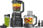 Ninja - Detect Kitchen System Power Blender + Food Processor Pro with 24-oz. To-Go Cup and BlendSense Technology - Black