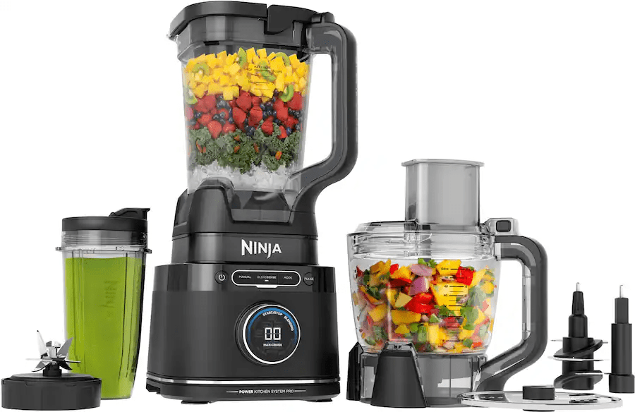 6553140_sd.jpgmaxHeight1080maxWidth900 Ninja - Detect Kitchen System Power Blender + Food Processor Pro with 24-oz. To-Go Cup and BlendSense Technology - Black - Image 1