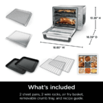 Ninja - Double Stack XL Countertop Oven & Air Fryer with Pro Cook System - Stainless Steel - Image 9
