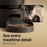 PETLIBRO Automatic Dog Feeder with Camera, Auto Cat Food Dispenser Slow Feeders Dogs Bowl, 1080P HD Video with Night Vision, 5G WiFi with 2-Way Audio, Stainless Steel Slow Food Tray for Small Dogs - Image 8