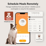 Automatic Dog Feeder for Large Dogs, 14L Capacity, Remote Feeding, Anti-Blockage System, Timed Auto Dog Food Dispenser, 2.4G WiFi App Control，Dual Power Supply,Stainless Steel Bowl - Image 5