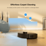 roborock Q7 M5+ Robot Vacuum and Mop, Upgraded from Q5 Max+, Up to 7-9 Weeks Self-Empty, 10000Pa Suction, Dual Anti-Tangle System for Pet Hair & Carpet, PreciSense LiDAR Navigation, App Control, Black - Image 7