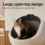 PETLIBRO Automatic Litter Box with Accessories Kit, Large Open-Top Self Cleaning Litter Box with AI-Camera Waste Analysis, Multi-Cat Recognition, Usage Tracking and Auto Odor Control - Image 6