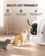 PETKIT Upgraded Automatic Cat Litter Box 2-Way Odor Remover & 20 Trash Bags,App Control Smart Robot with Anti-Scratch Inner Mat, Self-Cleaning Cat Litter Box True Integration & Structure Safety - Image 5