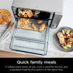 Ninja - Double Stack XL Countertop Oven & Air Fryer with Pro Cook System - Stainless Steel - Image 6