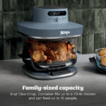 Ninja - Crispi Pro 6-in-1 Countertop Glass Air Fryer - Cyberspace - Image 3