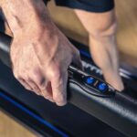The XTERRA Fitness Sport Series Smart Treadmill delivers powerful performance with a 3.25 HP motor, 12 MPH speed, Bluetooth app connectivity, cushioned running deck, and foldable space-saving design. - Image 5