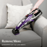 Bissell Pet Hair Eraser Cordless Hand Vacuum, Lithium Ion, Home, Auto, and Pet Vacuum, Easy-Empty Dirt Bin, Upholstery Tool, Brush Tool, and Crevice Tool Included, 2390A - Image 6
