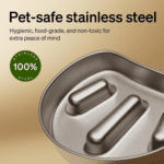 PETLIBRO Automatic Dog Feeder with Camera, Auto Cat Food Dispenser Slow Feeders Dogs Bowl, 1080P HD Video with Night Vision, 5G WiFi with 2-Way Audio, Stainless Steel Slow Food Tray for Small Dogs - Image 7