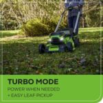 Greenworks 60V 21" Brushless (Self-Propelled) Cordless Lawn Mower, 2 x 4.0Ah Batteries (3/4 Acre, Rapid Charger, 4-in-1, LED Lights, IPX4) - Image 5