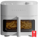 Chefman - Crispinator 8-Quart Air Fryer with Powerful DC Motor & 450°F Max Temp - Concrete