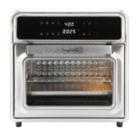 MegaChef - 21.13 Quart Stainless Steel Digital Electric Multi-Function Air Fryer and Counter Top Oven - Silver - Image 3