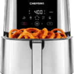 Chefman - Turbofry Touch XL 8 Qt. Air Fryer With Digital Controls - Stainless Steel