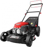 21-Inch Self-Propelled Gas Lawn Mower for Large Yard, 170cc 4-Stroke Engine, 6-Position Adjustable Cutting Height, 3-in-1 Mulching, Side Discharge & Rear Bag for Garden Landscaping