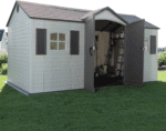 Lifetime Outdoor Storage Shed, 8 x 15 Foot, Desert Sand - Image 4