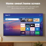 Roku Smart TV 2026 – 55-Inch Select Series, 4K QLED TV – Roku TV with Voice Remote – Flat Screen QLED Television with Wi-Fi for Streaming Live Local News, Sports, & Movies – Bluetooth Headphone Mode - Image 4