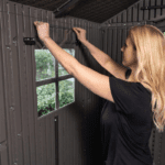 15 Ft. x 8 Ft. High-Density Polyethylene (Plastic) Steel Reinforced Outdoor Storage Shed - Image 6