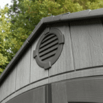 15 Ft. x 8 Ft. High-Density Polyethylene (Plastic) Steel Reinforced Outdoor Storage Shed - Image 7